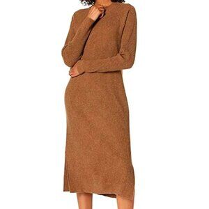 The Drop Renata Mocha Maxi Long Sleeve Sweater Dress Size Medium NWT